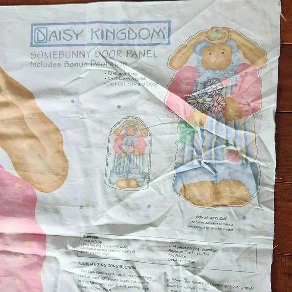 Daisy Kingdom Bunny Door Panel Fabric - Picture 3 of 7